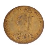 A Victoria gold sovereign, 1887
