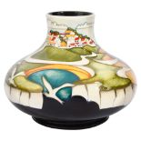 A Moorcroft 'White Cliffs' pattern vase