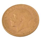 A George V gold full sovereign, 1913