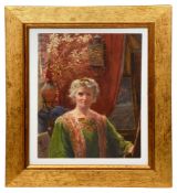 Mariquita Jenny Moberly (British, 1855-1937) 'Portrait of the Artist'