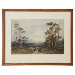 William Manners, RBA (1865-1930) 'Moorland landscape' watercolour