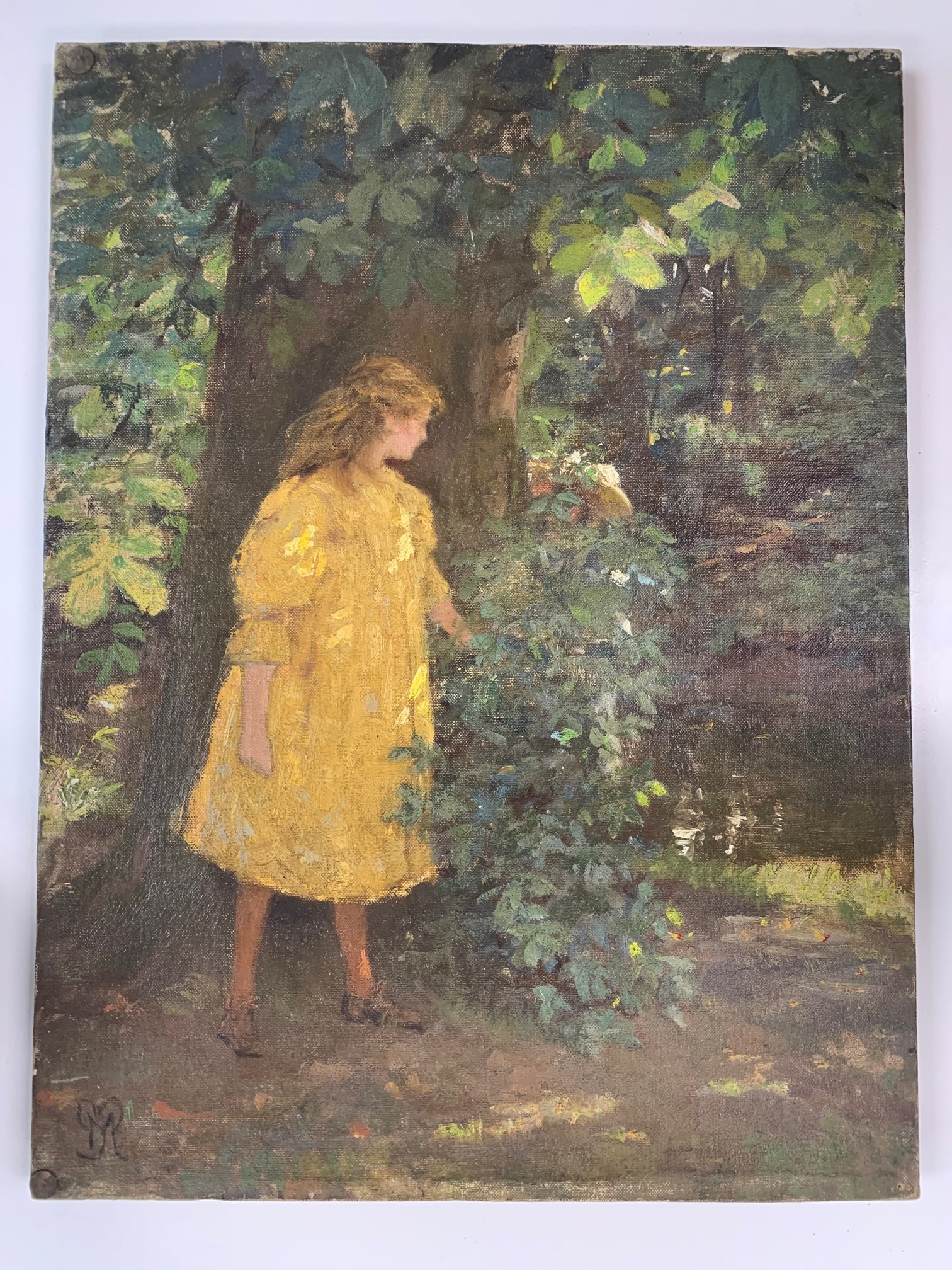 Mariquita Jenny Moberly (British, 1855-1937) Two oils on canvas - Image 4 of 5