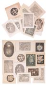 Lawrence Josset (British, 1910-1995) A collection of thirty four Christmas card etchings and mezzoti