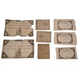 Banknotes: 18th century America and France