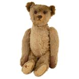 An early 20th century Steiff teddy bear