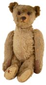 An early 20th century Steiff teddy bear