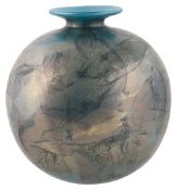 An Isle of Wight Glass vase