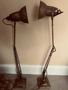 PAIR OF OLD 20th CENTURY ANGLEPOISE LAMPS