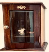 SMALL SMOKER'S CABINET PLUS MEERSCHAUM PIPE PIPE AT FAULT