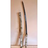 JAPANESE SECTION SCABBARD LONG SWORD, APPROXIMATELY 90cm LONG