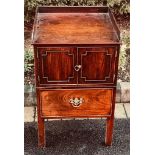 MAHOGANY BEDSIDE CUPBOARD