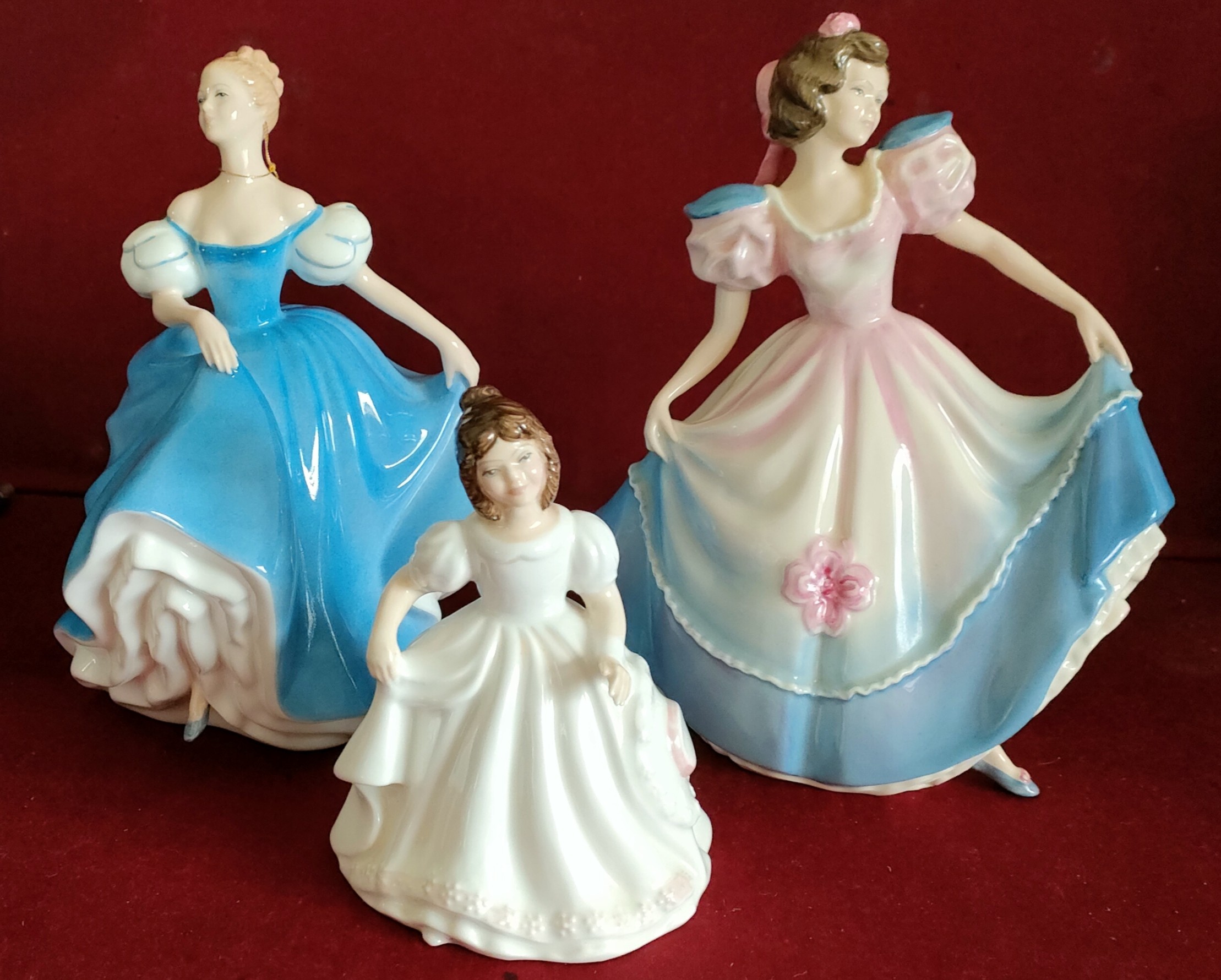 SIX BOXED ROYAL DOULTON GLAZED CERAMIC FIGURES REASONABLE, USED CONDITION - Image 2 of 2