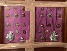 APPROXIMATELY THIRTY GWYNEDD AND DENBIGHSHIRE CONSTABULARY AND BRITISH ARMY CAP BADGES, FIRST AND