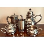 FIVE PIECES OF ROYAL SELANGOR PEWTER