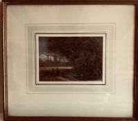 J ORROCK- ABBEY LEICESTER, FRAMED AND GLAZED