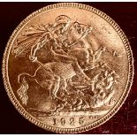 FULL GOLD SOVEREIGN, 1925