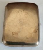 HALLMARKED SILVER CIGARETTE CASE. CHESTER ASSAY DATED 1899 BY WILLIAM NEALE AND SON LTD Reasonable