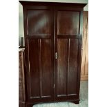 FITTED WARDROBE, APPROXIMATELY 182 x 102 x 48cm
