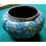 EARLY 20TH CENTURY JAPANESE CLOISONNE BOWL. APPROX. 13.5CM DIAMETER