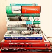 FOURTEEN VOLUMES RELATING TO FERRARI AND FORMULA 1, ETC.