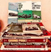 FIVE MOTOR SPORT VOLUMES PLUS TEN RACE MEETING PAMPHLETS