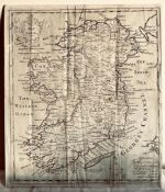 UNFRAMED AND UNDATED MAP OF IRELAND, POSSIBLY 1781. APPROX. 29.5 X 25.5CM