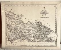 1793 MAP OF YORKSHIRE