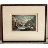 STEEL ENGRAVING- HOTWELL HOUSE, ST VINCENT'S ROCK, BRISTOL(?), APPROXIMATELY 17 x 25cm