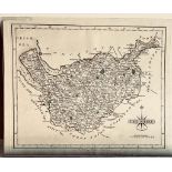 UNFRAMED EARLY MAP OF CHESHIRE, 1793. APPROX. 23 X 29.5CM