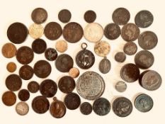 QUANTITY OF VARIOUS OLD COINAGE