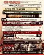 SEVENTEEN VOLUMES RELATING TO FERRARI, GOODWOOD AND MOTOR SPORT