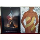TWO PIRELLI CALENDARS - 1991 AND 1993. BOTH APPROX. 60 X 42CM BOTH APPEAR IN REASONABLE USED