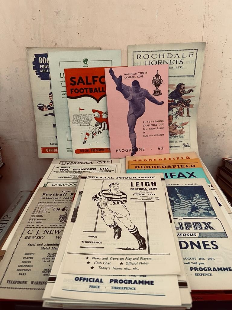 APPROXIMATELY TWENTY-EIGHT 'PRE-DECIMALISATION' RUGBY LEAGUE PROGRAMMES, MAINLY 1960s