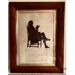 SILHOUETTE AND LETTER OF RESIGNATION FROM A SURGEON IN ROYAL SALOP HOSPITAL 1812