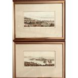 TWO POLYCHROME PRINTS- THE ISLANDS OF LOCH LOMOND AND BEN LOMOND