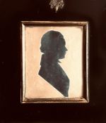 SILHOUETTE PORTRAIT- 'JOHN CHIPPENDALE BELLEW', APPROXIMATELY 9 x 7cm