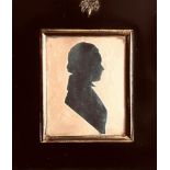 SILHOUETTE PORTRAIT- 'JOHN CHIPPENDALE BELLEW', APPROXIMATELY 9 x 7cm