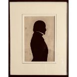 SILHOUETTE PORTRAIT OF SAMUEL CARTWRIGHT, SURGEON DENTIST, OF 32 BURLINGTON STREET, 1788-1864 (FIRST