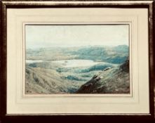 W ARNOLD-FORSTER, PASTEL- ORTA, FRAMED BUT NO GLASS, APPROXIMATELY 24 x 36cm