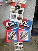 The Beatles various promotional display items including promo board for 1962-66 and 1967-1970 albums