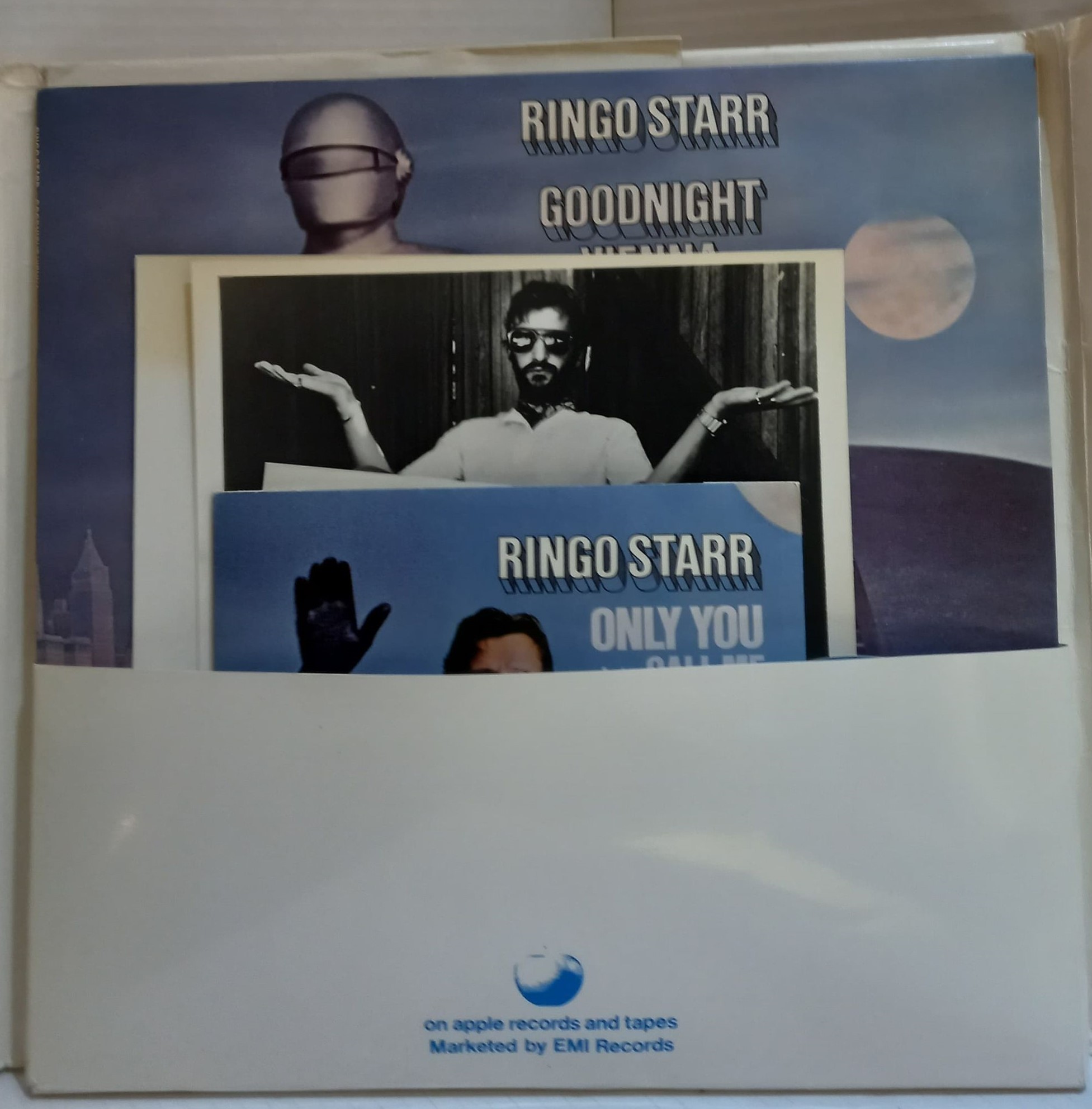 /Ringo Starr Goodnight Vienna Apple Records press kit including Fresh From Apple leaflet, Poster, - Image 3 of 6