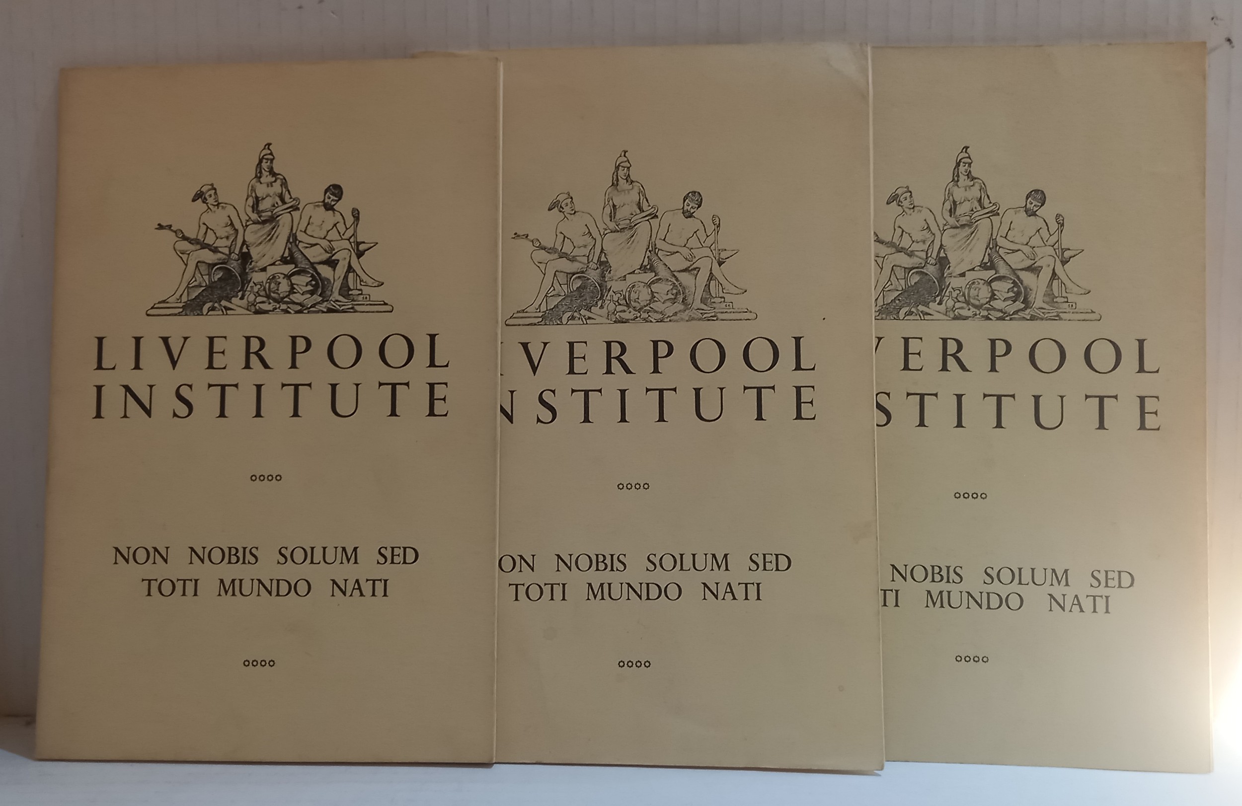 Three Liverpool Institute Magazines Vol LXVIII Number 1 Feb 1960, Vol LXIX Number 1 Feb 1961, Vol