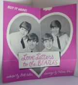 Love Letters To The Beatles original promotional poster measures approx 12”x12”