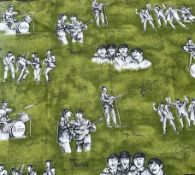 The Beatles original Dutch curtain material by ‘N.V Stoomweverij Nijverheid’ (N.V. Steam Weaving