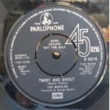 The Beatles Twist and Shout-Back In The USSR R6016 UK Demo Record Not For Sale Label