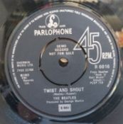 The Beatles Twist and Shout-Back In The USSR R6016 UK Demo Record Not For Sale Label