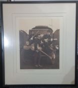 George, Stuart and John Truck sepia toned print by Astrid Kirchherr No 12/500 Framed and Glazed