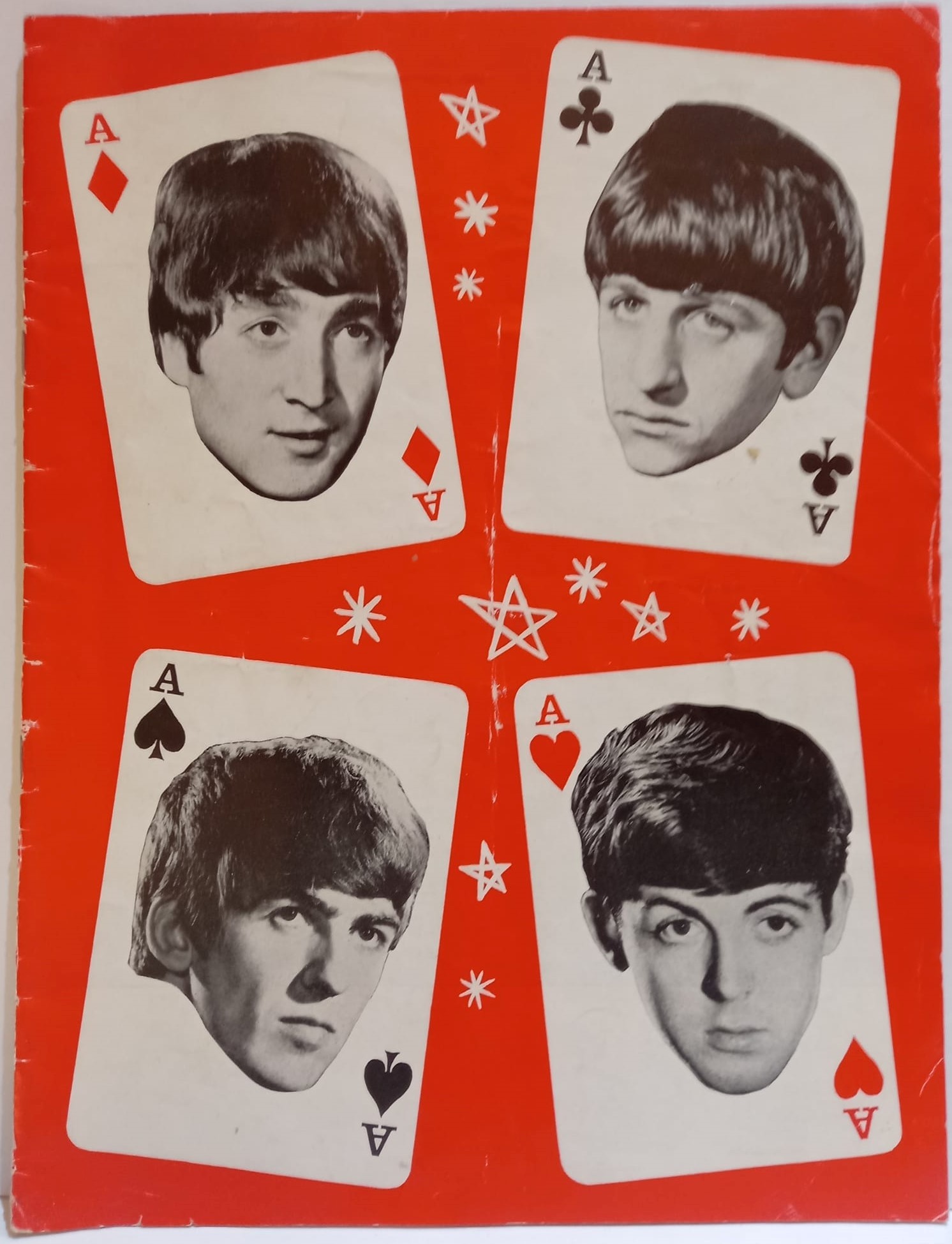 The Beatles Four Aces/Mary Wells 1964 UK Tour Programme