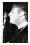 John Lennon Photograph This item is formerly the property of Beatles Fan Club secretary, Freda Kelly