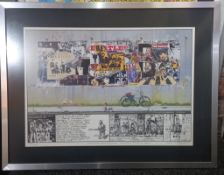 Klaus Voormann limited edition Beatles Anthology print No64/555 framed and glazed image size